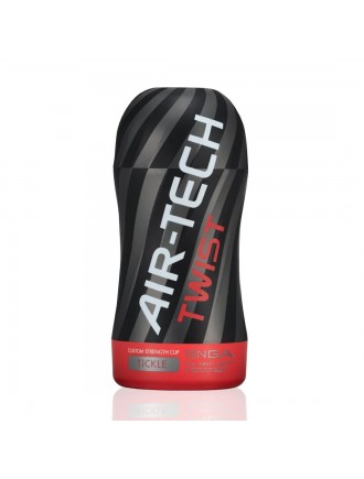 Мастурбатор Tenga Air-Tech Twist Tickle Red зі змінною тугістю обхвату, ефект глибокого мінету