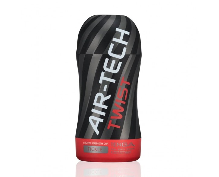 Мастурбатор Tenga Air-Tech Twist Tickle Red зі змінною тугістю обхвату, ефект глибокого мінету