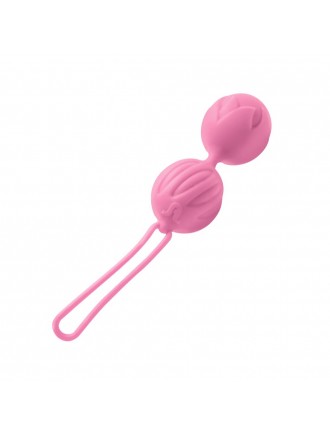 Вагінальні кульки Adrien Lastic Geisha Lastic Balls BIG Pink (L), діаметр 4 см, вага 90 гр