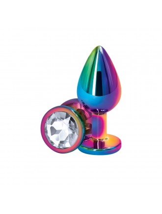 Анальна пробка NS Novelties Rear Assets - Multicolor - Medium - Clear