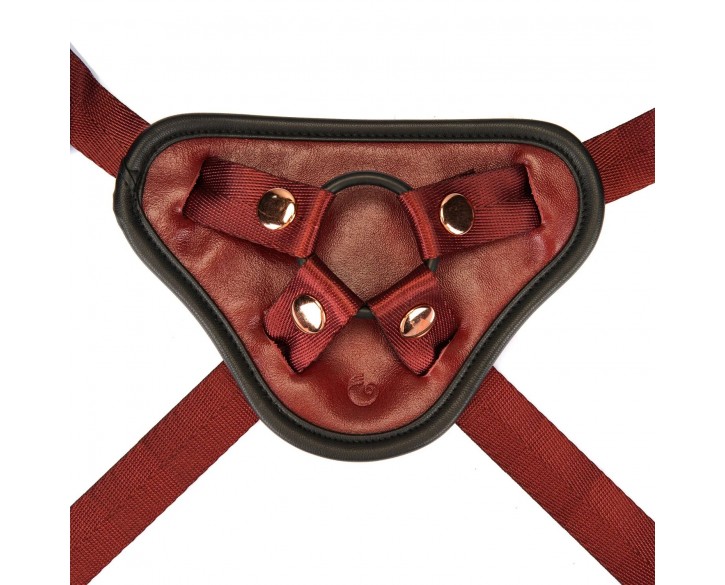 Трусики для страпона Liebe Seele Wine Red Strap-on Harness