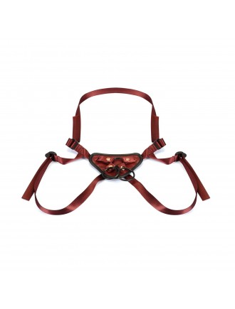 Трусики для страпона Liebe Seele Wine Red Strap-on Harness