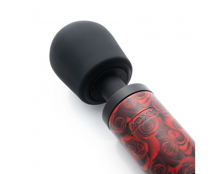 Вібромасажер DOXY Original ROSE PATTERN, дуже потужний, живлення 220В, пульсівні вібрації