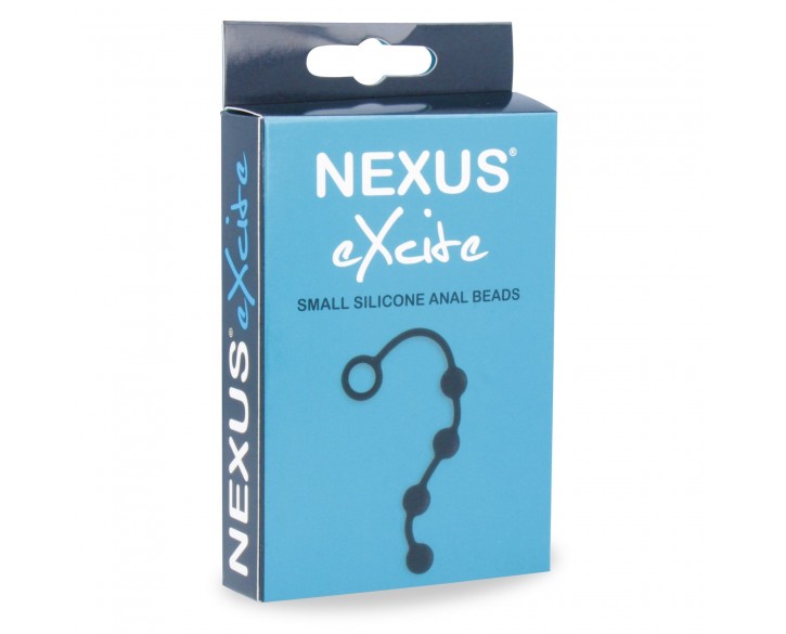 Анальні кульки Nexus Excite Small Anal Beads, силікон, макс. діаметр 2 см