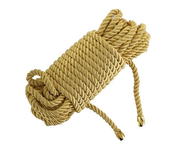 Мотузка для шибарі LOCKINK SEVANDA Shibari Pratice Rope Golden, 8 метрів