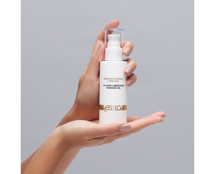 Масажний гель-змазка YESforLOV ALLOVER LUBRICATING MASSAGE GEL 100 мл, силіконова основа