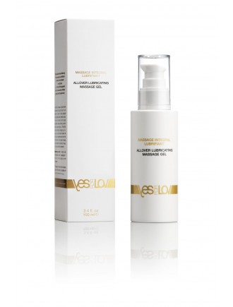 Масажний гель-змазка YESforLOV ALLOVER LUBRICATING MASSAGE GEL 100 мл, силіконова основа