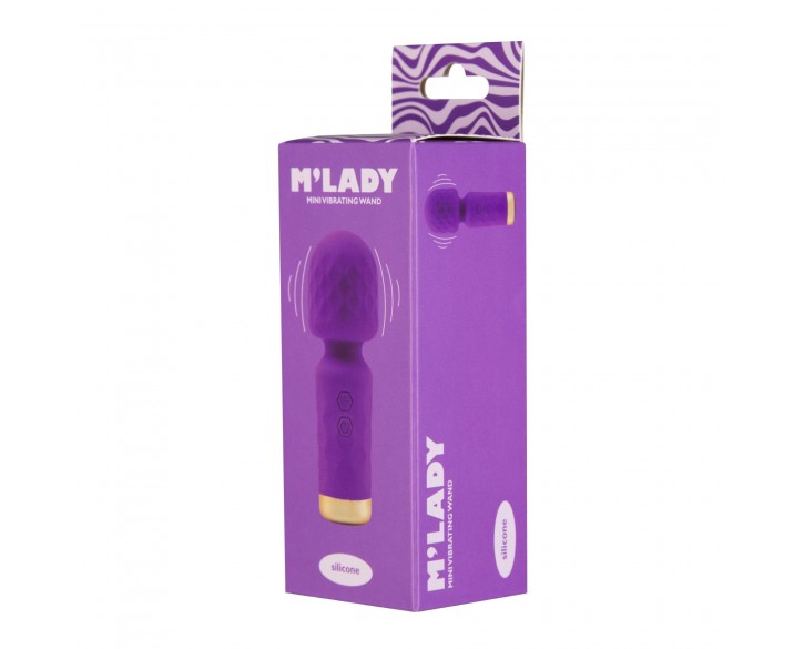Вібромасажер M’Lady Mini Vibrating Wand Purple