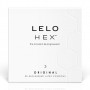 Презервативи LELO HEX Condoms Original 3 Pack, тонкі та суперміцні