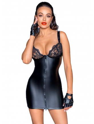 Сукня Noir Handmade F254 Powerwetlook mini-dress - XXL