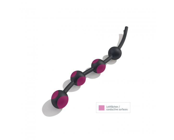 Анальні кульки Mystim Booty Garland L для електростимулятора