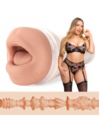 Мастурбатор-ротик Fleshlight Girls: Mia Malkova - Headshot, зі зліпка ротика, дуже ніжний