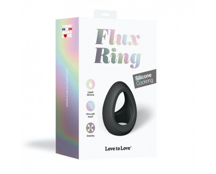 Ерекційне кільце подвійне Love To Love FLUX RING - BLACK ONYX