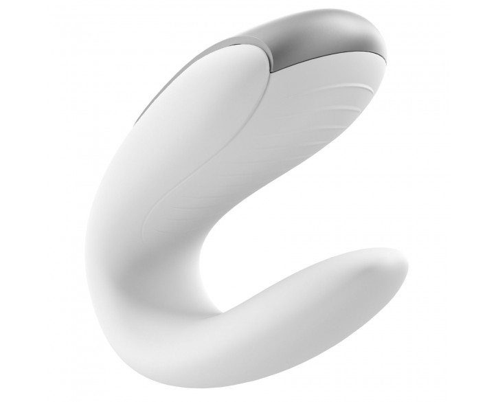 Смартвібратор для пар Satisfyer Double Fun (White) з пультом ДК