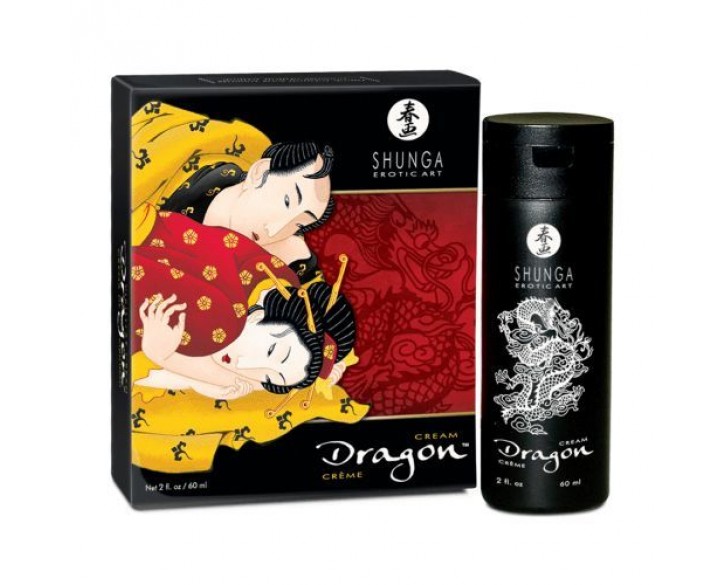 Стимулювальний крем для пар Shunga SHUNGA Dragon Cream (60 мл), ефект тепло-холод та поколювання