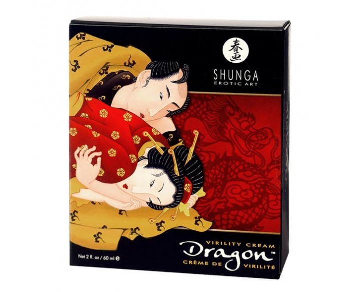 Стимулювальний крем для пар Shunga SHUNGA Dragon Cream (60 мл), ефект тепло-холод та поколювання