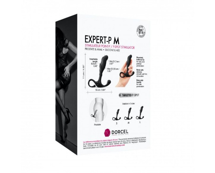 Ручний ергономічний масажер простати Dorcel Expert P size M