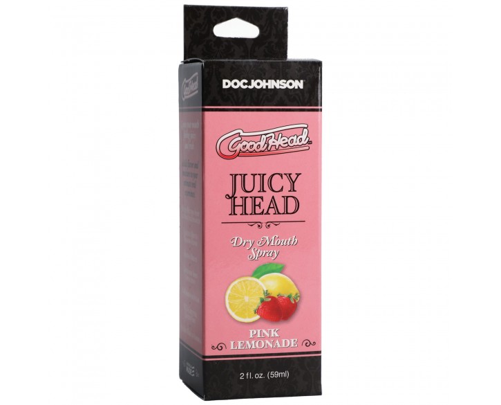 Зволожувальний спрей оральний Doc Johnson GoodHead – Juicy Head Dry Mouth Spray – Pink Lemonade 59мл