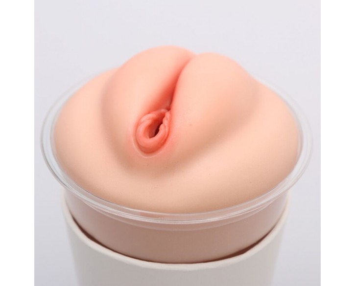 Мастурбатор-вагіна Naked Factory Cup Sleeve V–1, наскрізний
