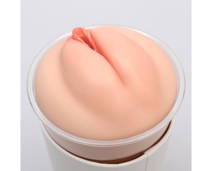 Мастурбатор-вагіна Naked Factory Cup Sleeve V–1, наскрізний