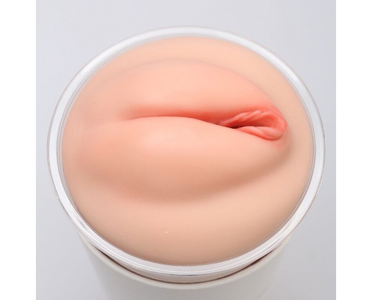 Мастурбатор-вагіна Naked Factory Cup Sleeve V–1, наскрізний