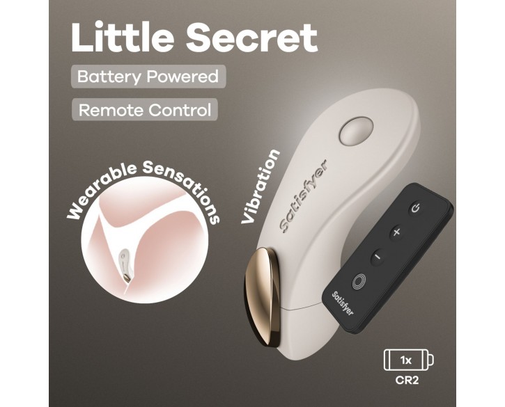 Вібратор у трусики Satisfyer Little Secret Battery Series з пультом ДК