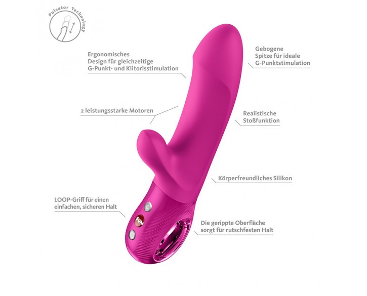 Пульсатор Fun Factory Bi Stronic Embrace Magenta