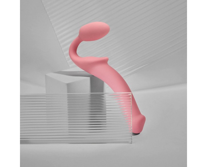 Безремінний страпон Strap-On-Me Rose XL, повністю регульований, діаметр 4,5 см