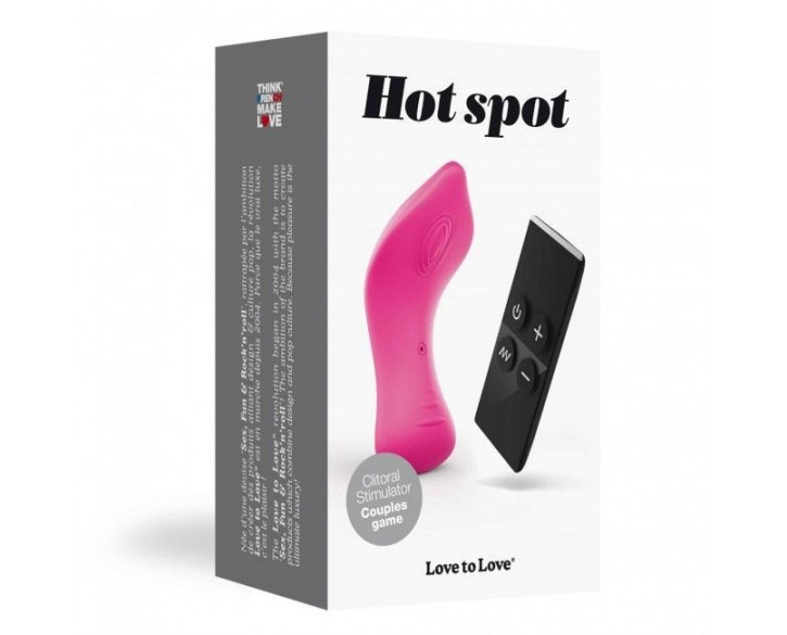 Стимулятор клітора і ерогенних зон Love To Love HOT SPOT з пультом ДК, можна під одяг