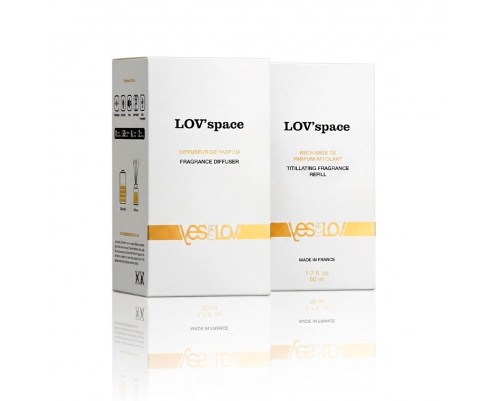 Ароматичний дифузор YESforLOV LOV'space + рефіл Titillating Fragrance Refill, пряний аромат