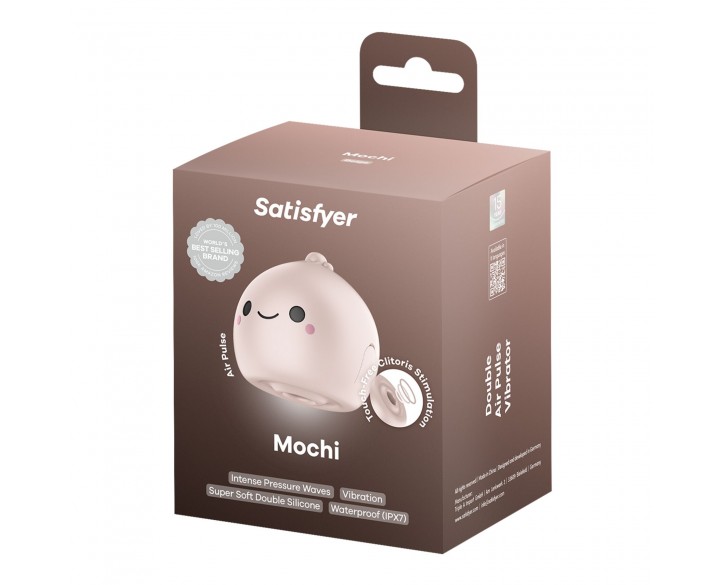 Вакуумний кліторальний стимулятор Satisfyer Mochi Beige