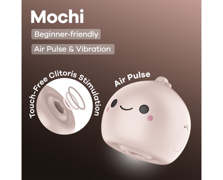 Вакуумний кліторальний стимулятор Satisfyer Mochi Beige