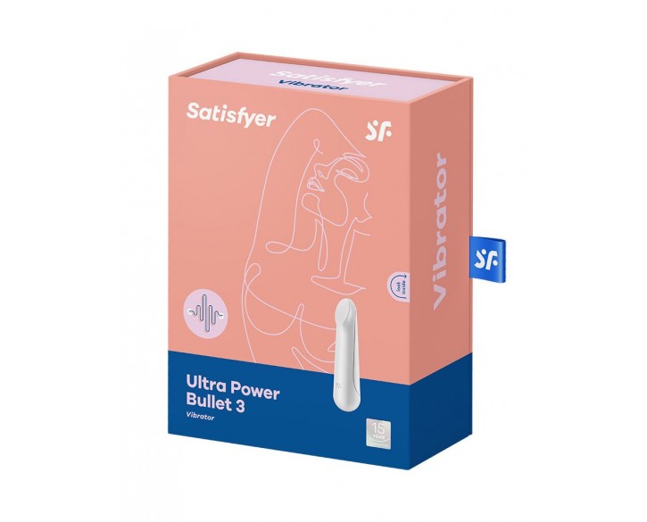 Віброкуля на акумуляторі Satisfyer Ultra Power Bullet 3 White