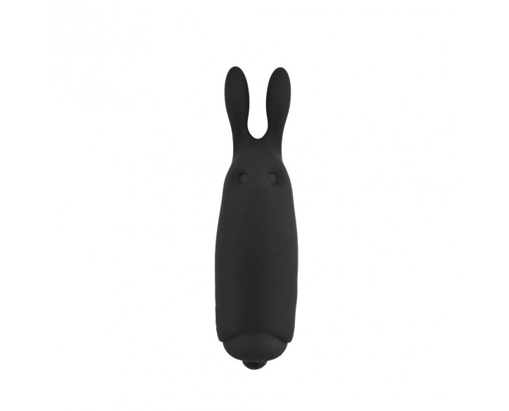 Віброкуля Adrien Lastic Pocket Vibe Rabbit Black зі стимулювальними вушками