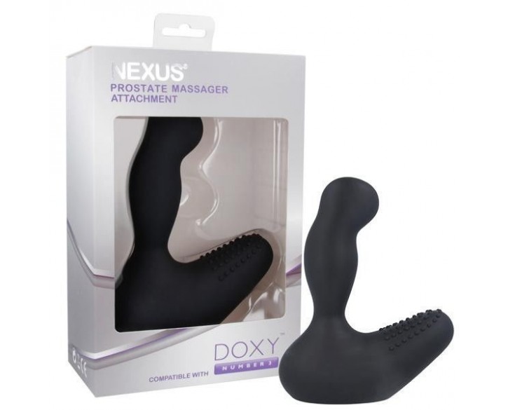 Насадка для вібромасажера Doxy Number 3 - Nexus Prostate Massager у вигляді масажера простати