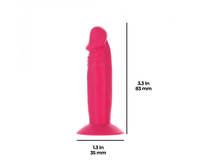 Набір фалоімітаторів ADDICTION Silly Willy 3.3” Silicone Dildo, 3 кольори, 12 шт