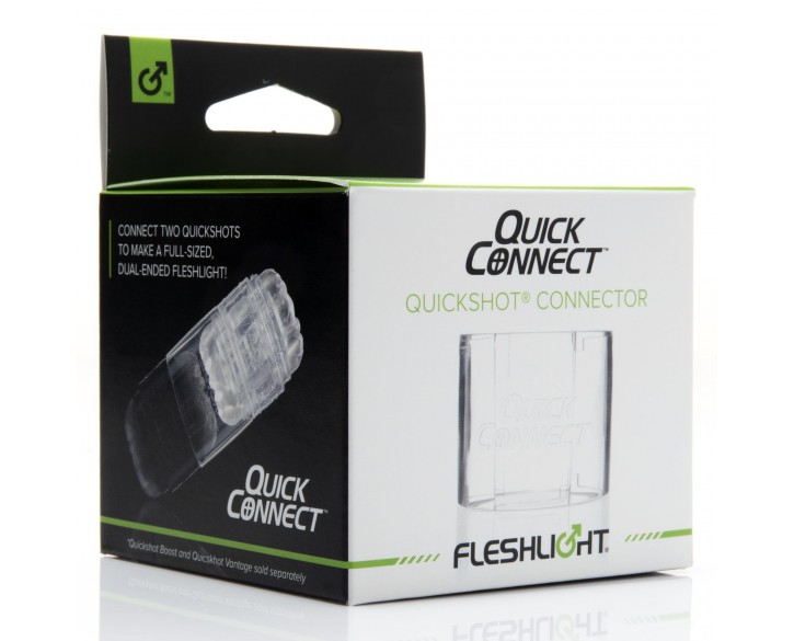 Адаптер Fleshlight Quickshot Quick Connect для з'єднання двох Квікшотов в одну іграшку