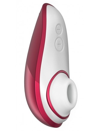 Вакуумний кліторальний стимулятор Womanizer Liberty Red, магнітна кришка, 2 насадки