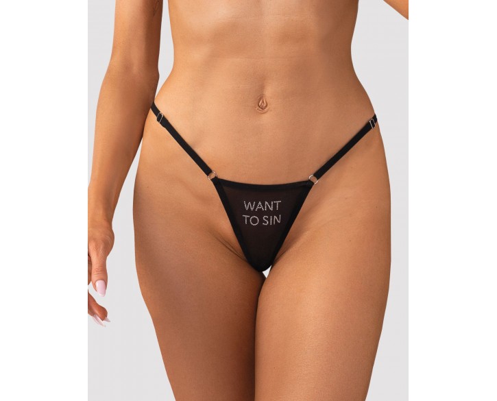 Набір трусиків Obsessive Violami 5-pack thong S/M