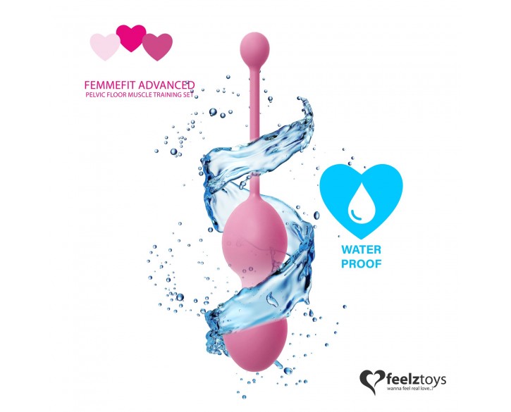 Набір вагінальних кульок для просунутих FeelzToys - FemmeFit Advanced Pelvic Muscle Training Set