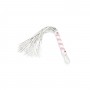 Флогер Liebe Seele White & Pink Leather Flogger