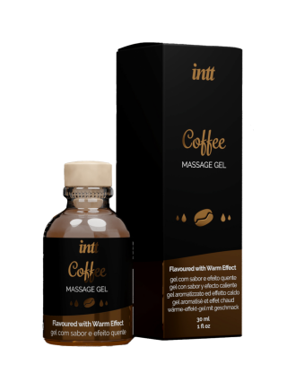 Масажний гель для інтимних зон Intt Coffee (30 мл) розігріваючий