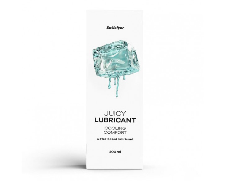 Лубрикант на водній основі Satisfyer Juicy Lubricant Cooling Comfort water based 300 мл