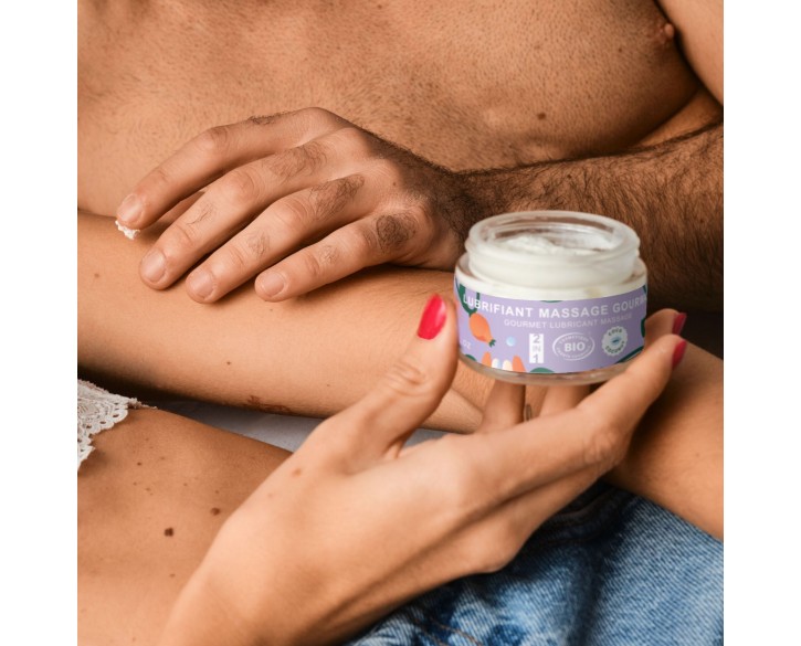 Масажна олія-лубрикант з ароматом та смаком кокоса Goliate Couple Gourmand Coco 50 мл