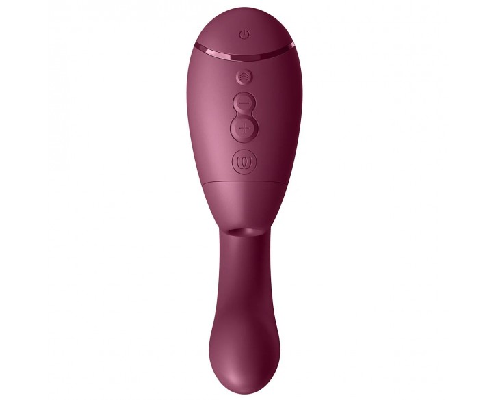Подвійний вакуумний кліторальний стимулятор з вібрацією Womanizer Next Duo - Dusky Pink