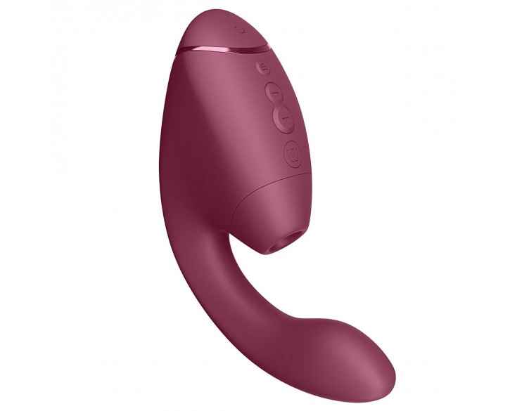 Подвійний вакуумний кліторальний стимулятор з вібрацією Womanizer Next Duo - Dusky Pink