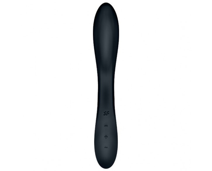 Вібратор із перлинною стимуляцією точки G Satisfyer Rrrolling Explosion Black