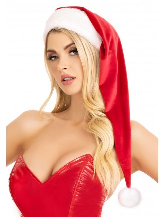 Шапка Санти Leg Avenue Long velvet plush Santa hat