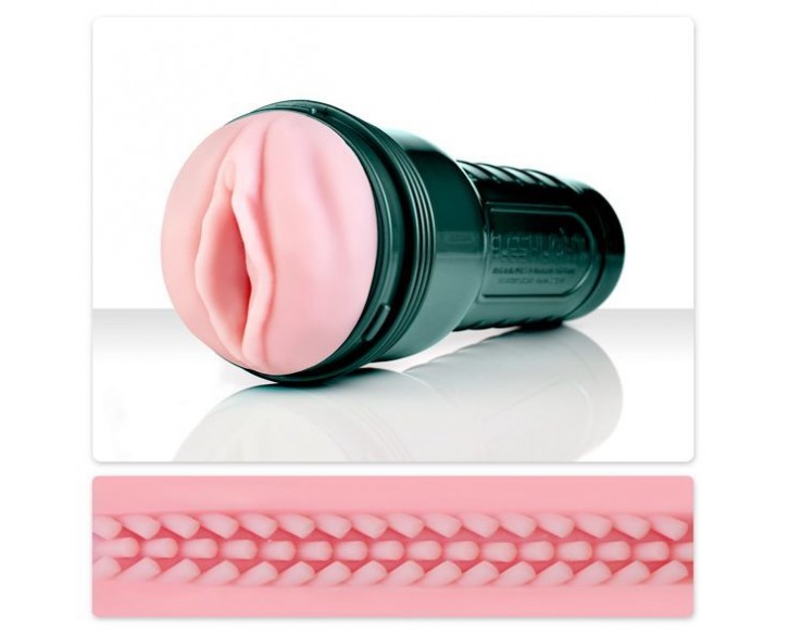 Мастурбатор з вібрацією Fleshlight Vibro Pink Lady Touch, три віброкулі, стимулювальний рельєф