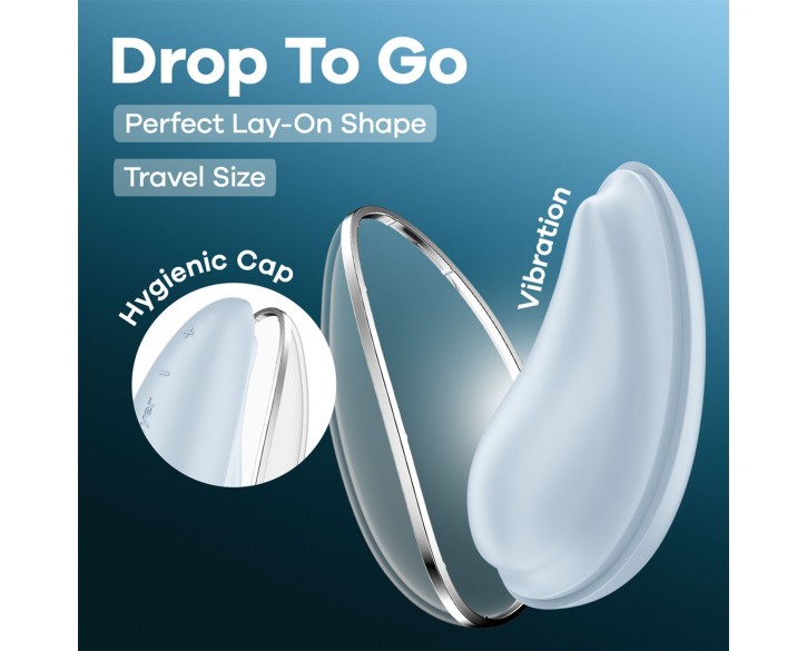 Вібратор Satisfyer Drop To Go Blue